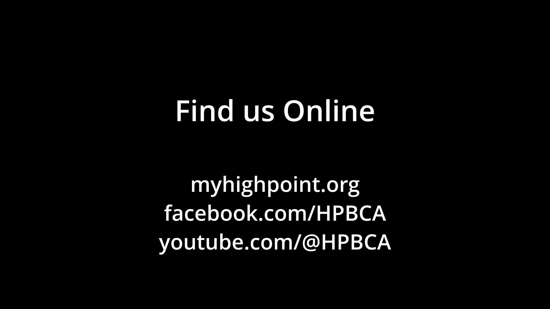 Thumbnail image for The High Point Baptist Hour: 2/19/23